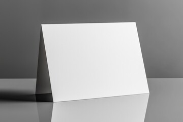Naklejka premium Blank paper mockup on isolated background created with generative ai