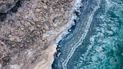 dead sea aerial view, no person, background