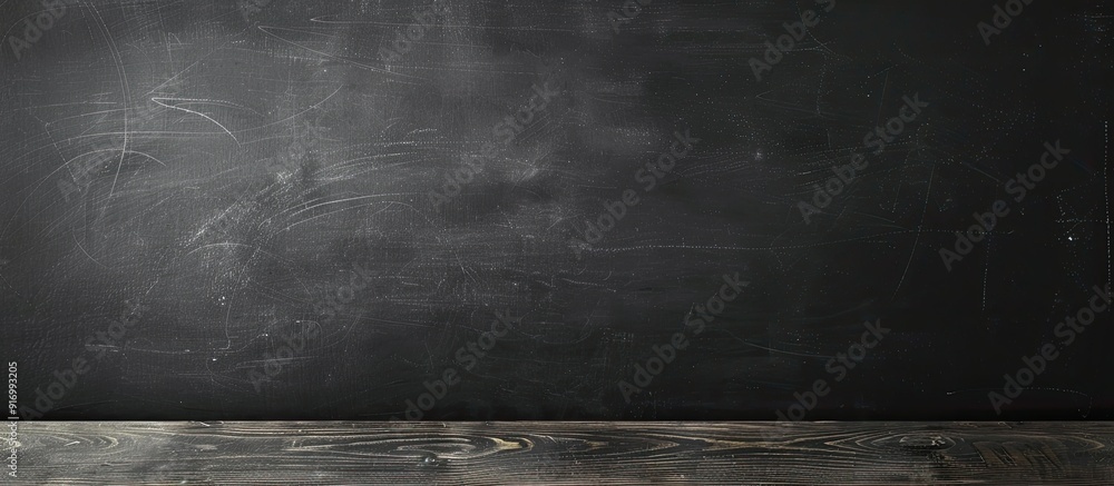 Poster elegant presentations are complemented by a dark chalkboard texture as a minimalist background with 