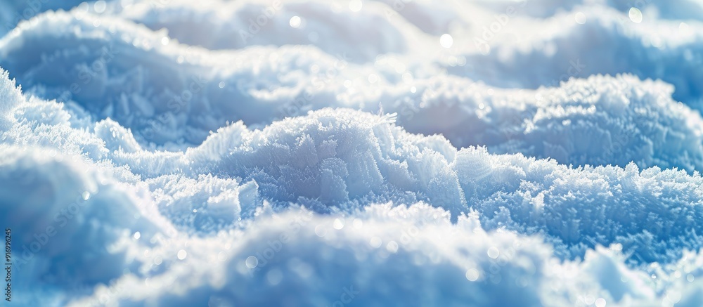 Aufkleber background with fresh snow suitable for a copy space image