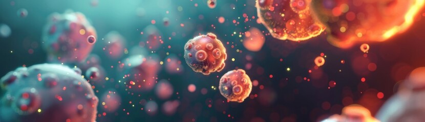 Obraz premium Microscopic World of Cells