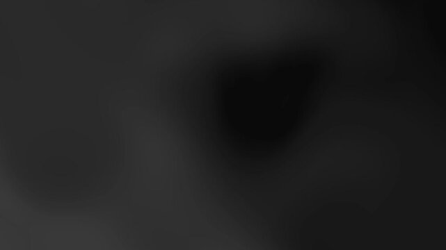 Black Gray, Dark Gray, Dark Gray and Medium Gray gradient Background. Animation of moving abstract blur background. Seamless loop backdrop.