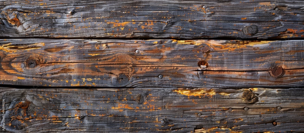 Poster utilize a rustic wood surface with an aged natural design as a backdrop for various design purposes 
