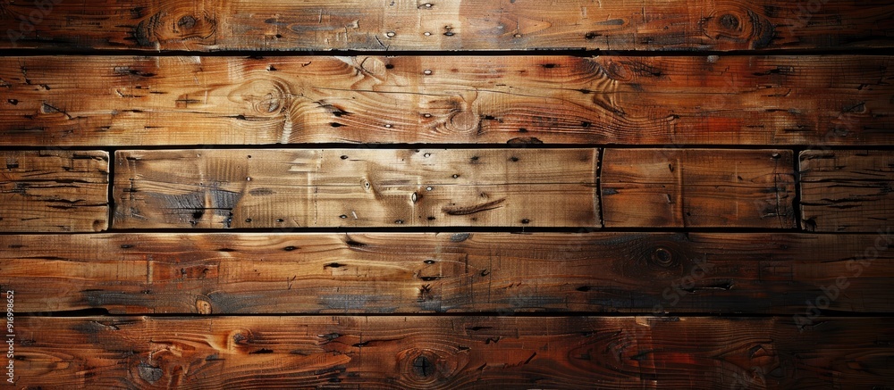 Poster get a free wood plank texture with a background that has space for product or advertising wording de