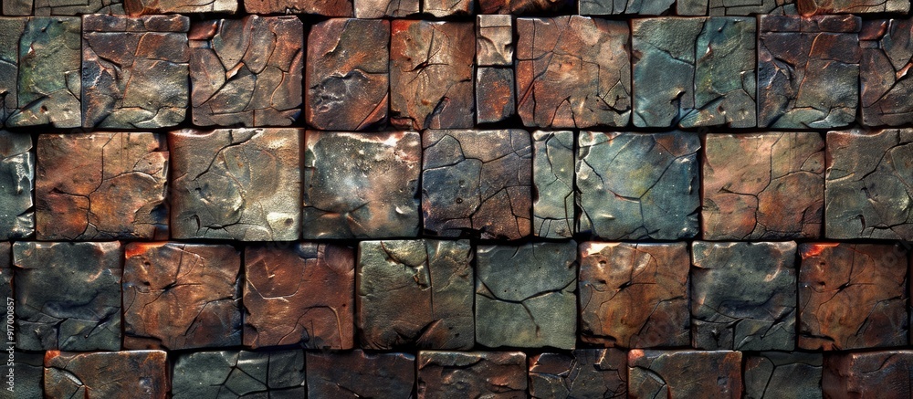 Poster background with a mixture of old and new bricks perfect for design and presentations with copy space