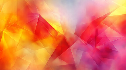 Obraz premium A bright abstract design image with a mix of warm colors such as red, orange and yellow.