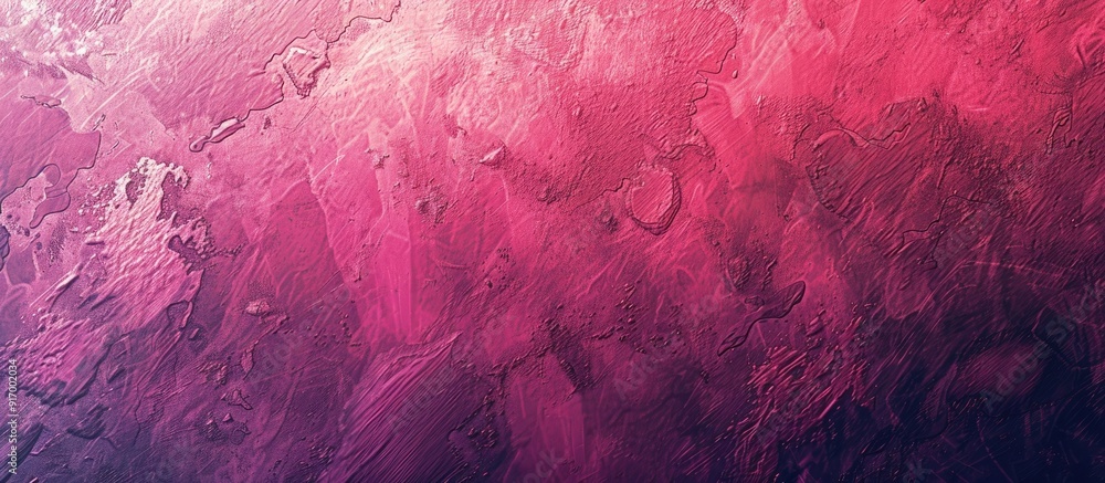 Poster abstract background with a grainy dark pink color gradient and a textured noise effect ideal for cop