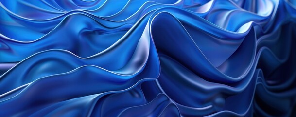 Obraz premium Abstract Blue Fabric Texture
