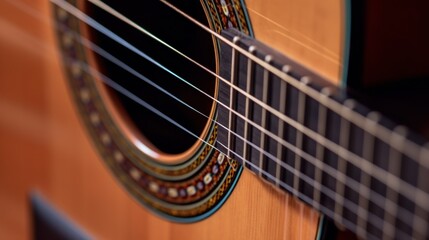 Close-Up of a Classical Guitar
