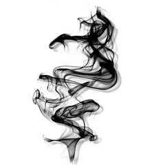 Ethereal, 3d wispy tendrils of smoke or vapor, their graceful, undulating forms evoking a sense of ephemeral, otherworldly movement. Transparent png, add your own background © Pink Badger
