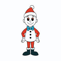 Christmas Cartoon Character Illustrations with Jac