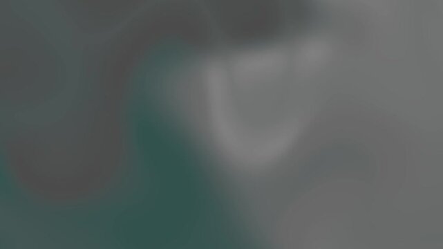 Dark Slate Gray, Charcoal, Dim Gray and Gray, gradient Background. Animation of moving abstract blur background. Seamless loop backdrop.