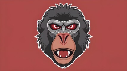 gorilla logo video games and esports vector mascot design