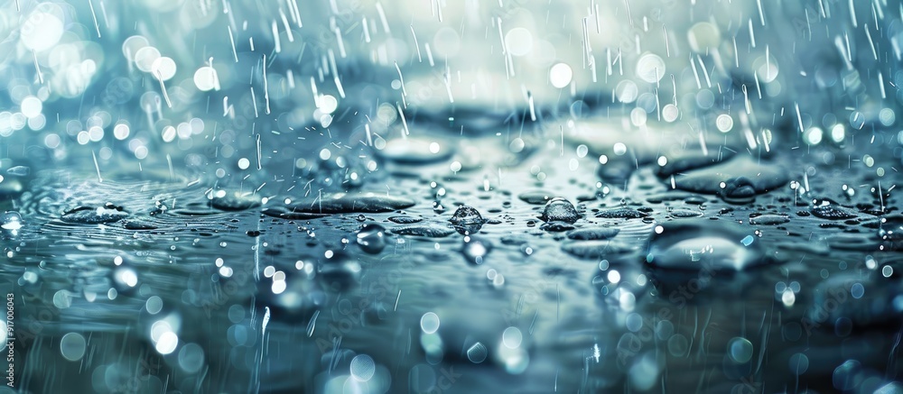 Poster enhance your designs with lifelike rain effects using realistic overlays can be used as water drople