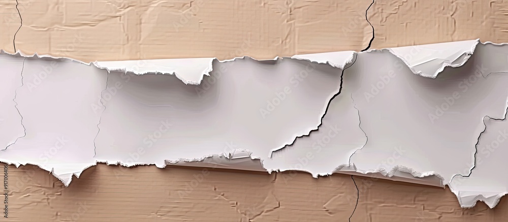 Poster message for feedback illustrated on torn white paper against cardboard background symbolic represent