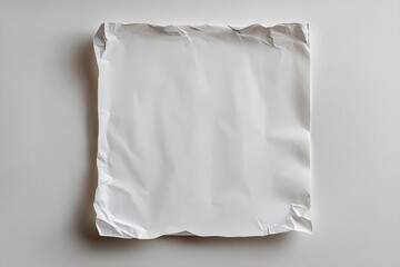 Obraz premium Blank paper mockup on isolated background created with generative ai