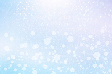 Fototapeta premium Fond abstrait, effet bokeh. Texture abstraite et brillante, superpositions, paillettes, poussière légère, couleur pastel, papier peint, arrière-plan