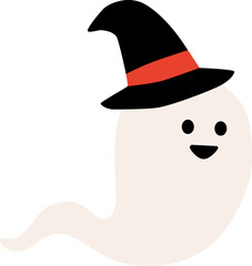 ハロウィンでお化けのベクターイラスト