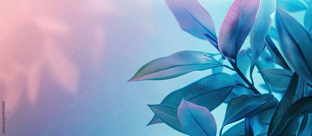 Poster blurry gradient background designed for product ui with available copy space image