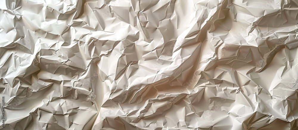 Poster Background with crumpled paper texture creating copy space image
