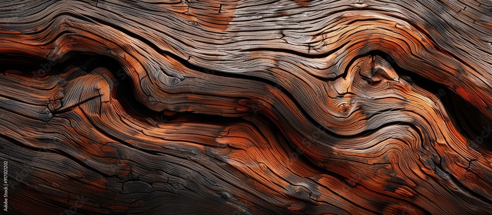 Leinwandbilder aged wood with intricate natural designs creating a visual appeal suitable for a copy space image