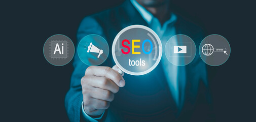 Ai powered tools technology, SEO Search Engine Optimization digital marketing Marketing Ranking...