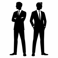 Business people silhouettes