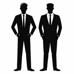 Business people silhouettes