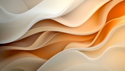 Obraz premium Abstract Painting of a Brown and Beige Color Scheme Background