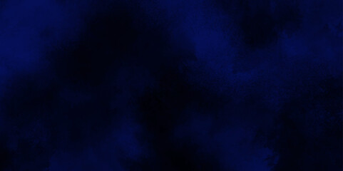 Dark abstract background with blue grunge effect background. blue velvet grunge texture fantasy smooth watercolor painted art design. Dark elegant Royal blue shades aquarelle paint