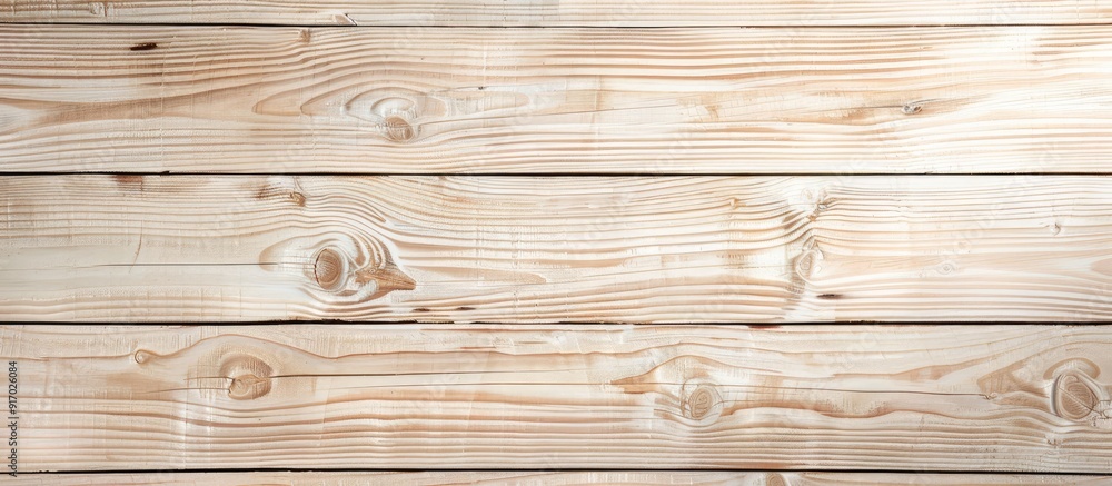 Aufkleber light wooden background with a natural pattern on beige wood texture enhances a copy space image