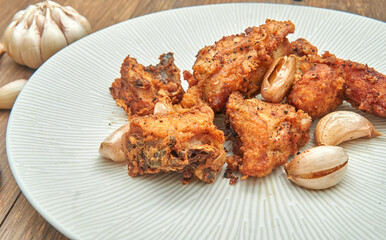Garlic chicken wings 