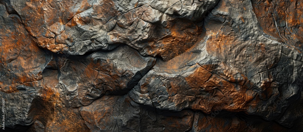 Poster Abstract rock texture with copy space image