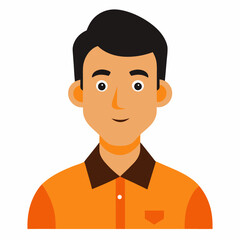 A man vector illustration on a white background