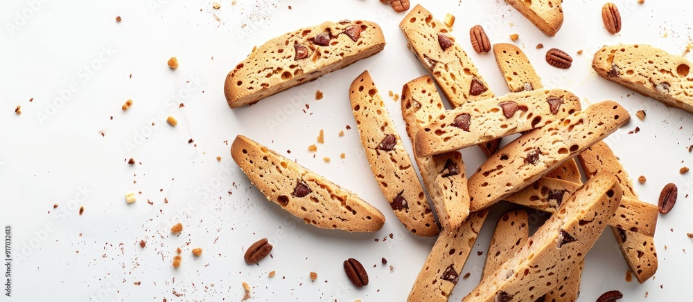 Poster Biscotti displayed on a white backdrop with copy space image
