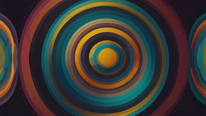 Abstract background using concentric circles that ripple outward, gradually changing in color and opacity