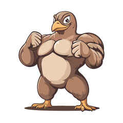 animals, about animals, types of vector illustrations of muscular animal icons