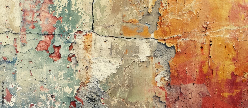 Aufkleber lovely wall hues and texture make a striking backdrop perfect for a copy space image