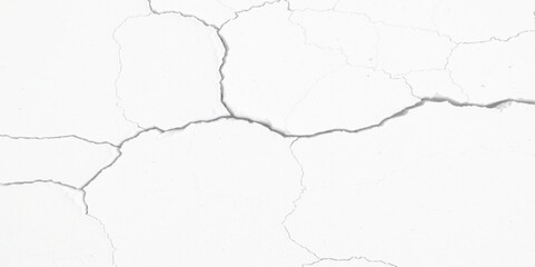Crack concrete white wall background. Crack white concrete wall texture. white cement wall with crack. Abstract grunge concrete wall distressed texture background. wall with a crack. 