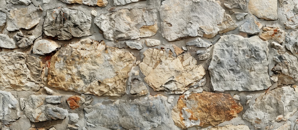 Poster Aged stone texture providing a rustic look for copy space image
