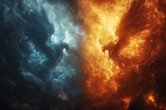 Ethereal Warfare: Heaven and Hell Collide - Generative AI