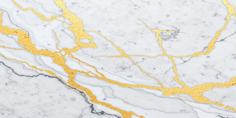 White and gold marble. Luxury wallpaper with gold shade, Very beautiful white paint with the addition of gold powder. marble pattern design for banner, covers, wall art, home decor and invitation.
