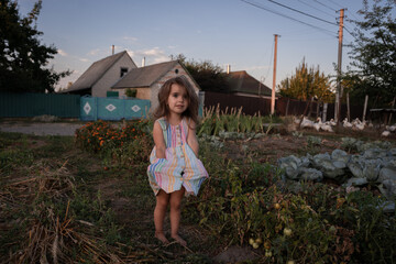 girl in the village