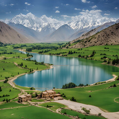 lake in the mountains