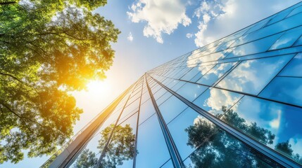 A company advances its sustainability goals by incorporating ESG principles into its business operations and environmental policies