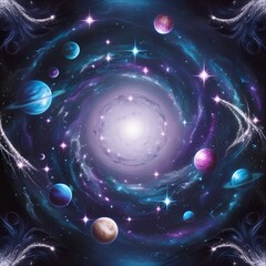 background with space