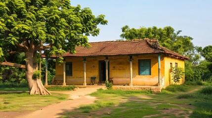 beautiful house of Indian village