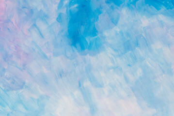 Obraz premium pink and blue painted background texture