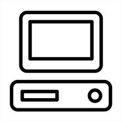 retro computer icon for business website,apps, and many more.