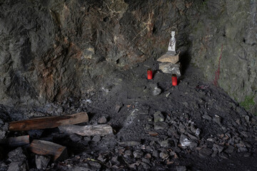 Felsenhöhle zur Verteidigung im 2. Weltkrieg, Kanton Obwalden, Schweiz